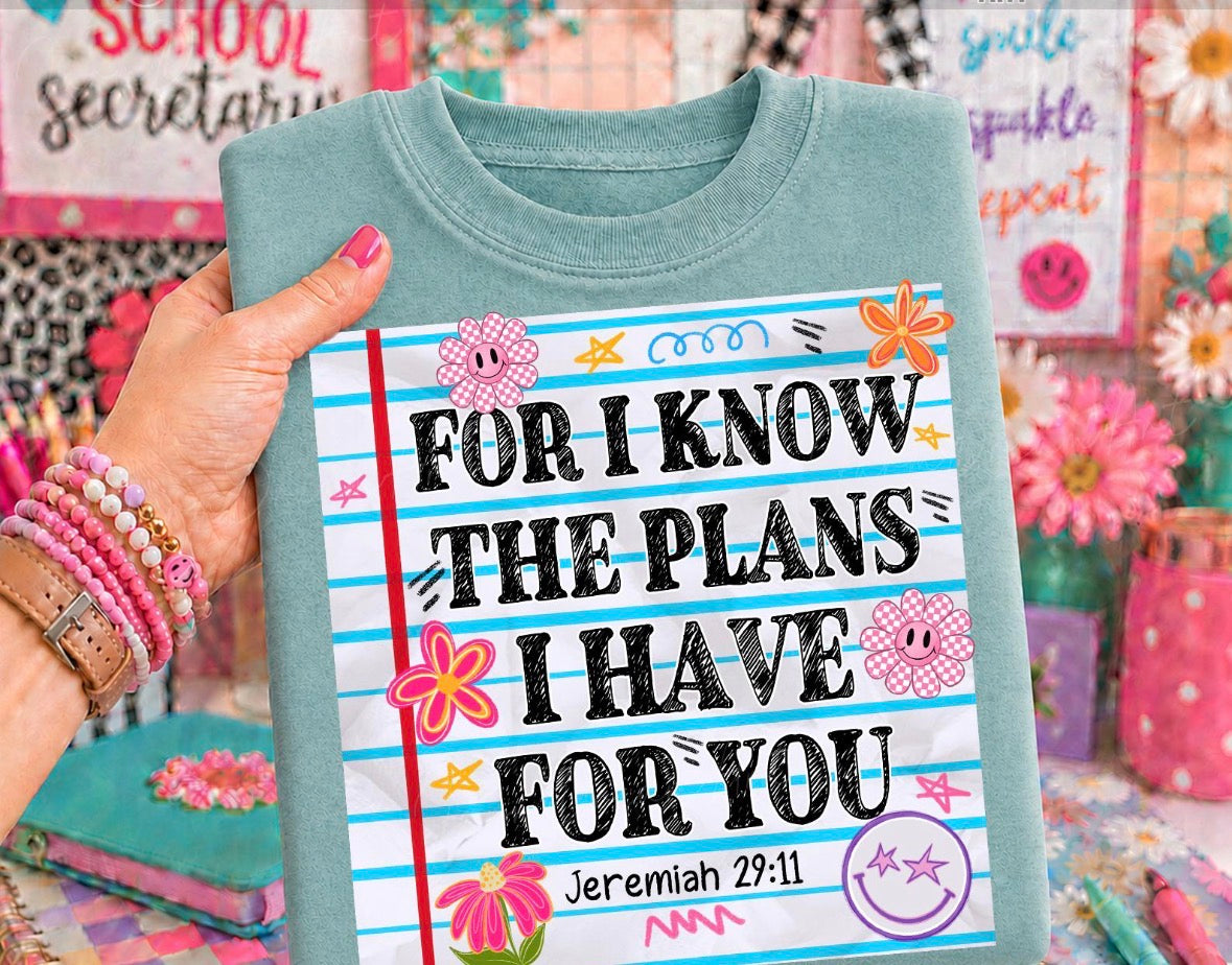 For I Know The Plans Jeremiah