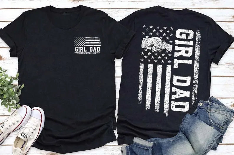 Girl Dad front and back