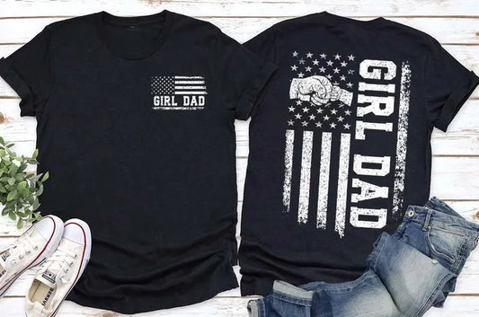 Girl Dad front and back