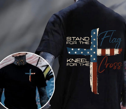 Stand for Flag front and back
