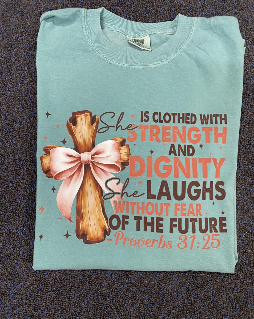 Proverbs 37:25 Short Sleeve Comfort Colors