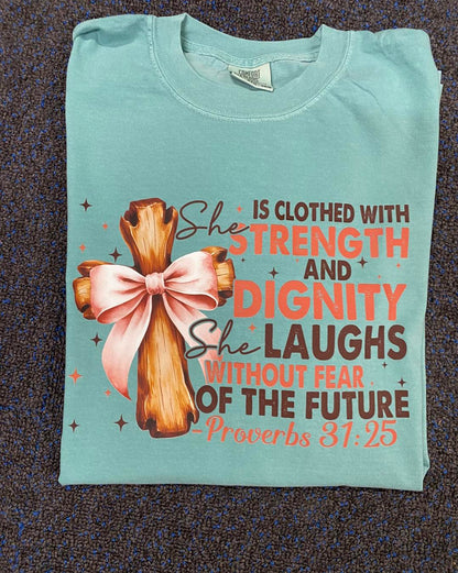 Proverbs 37:25 Short Sleeve Comfort Colors