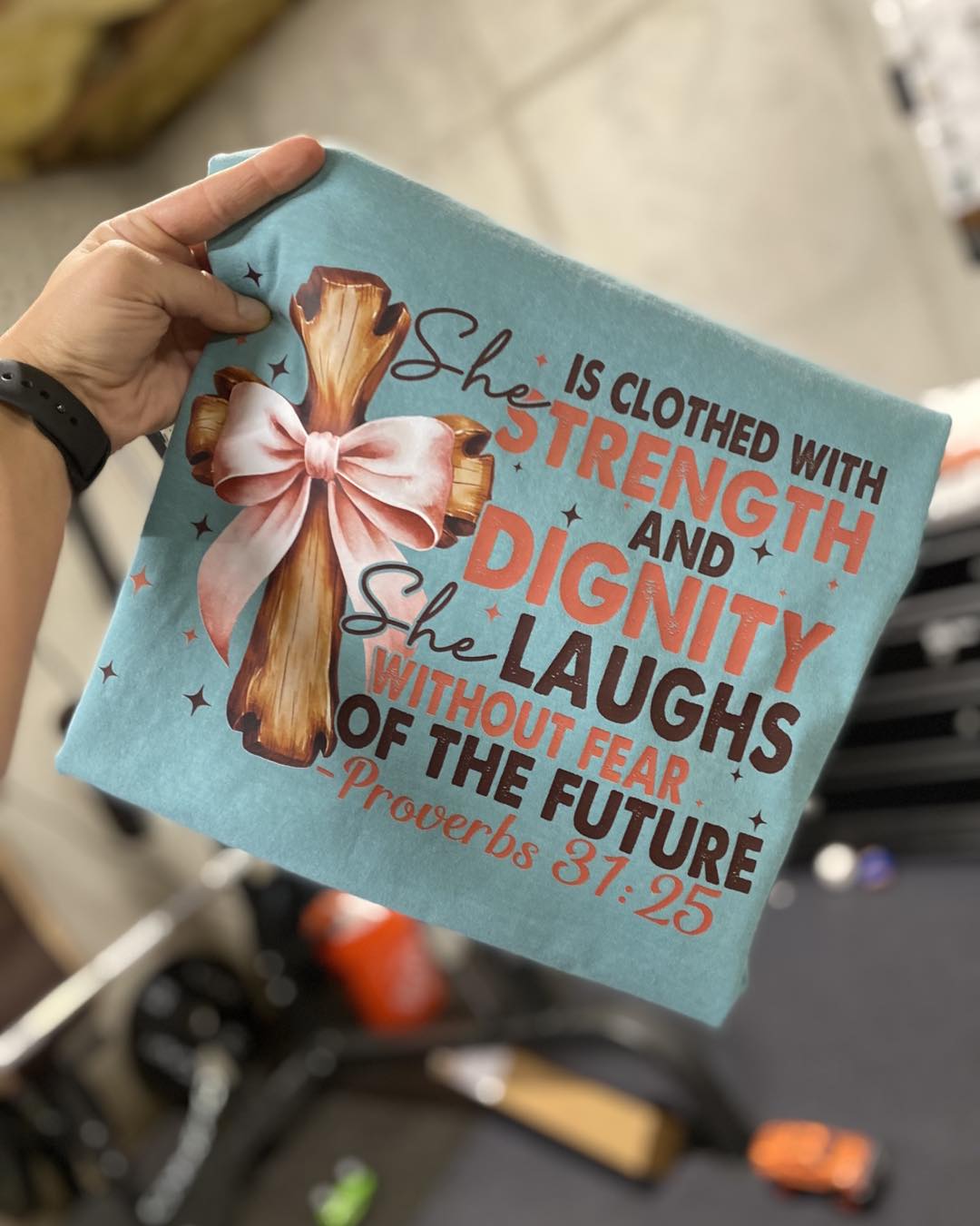 Proverbs 37:25 Short Sleeve Comfort Colors