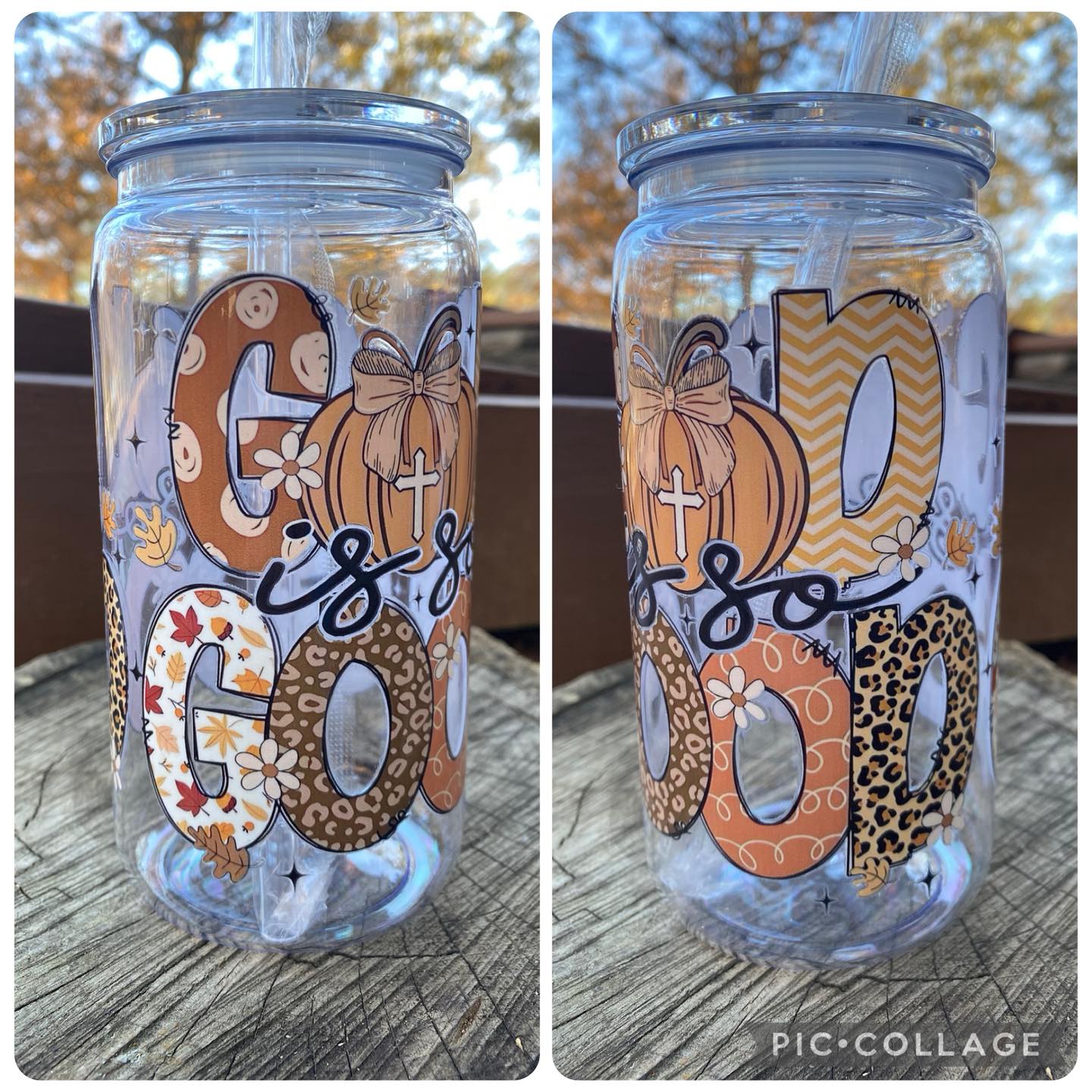 God is so Good 16 oz Acrylic Tumbler