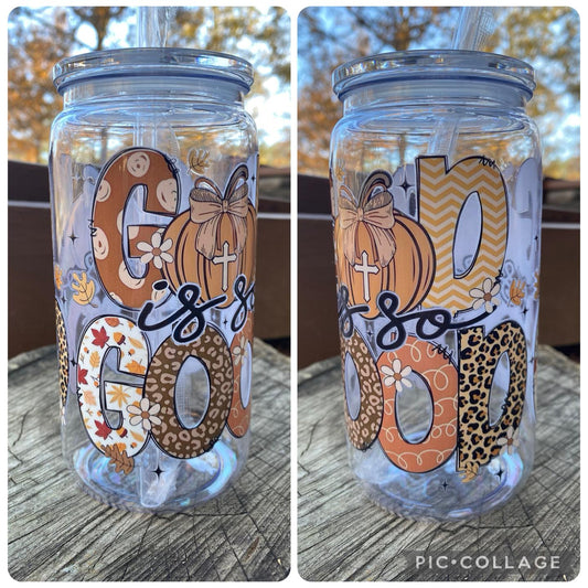 God is so Good 16 oz Acrylic Tumbler