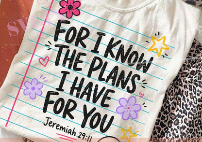 For I Know The Plans Jeremiah