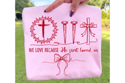 He LOVED us first (Gildan)