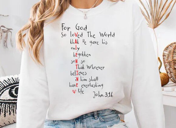 For God so loved the world (Gildan)
