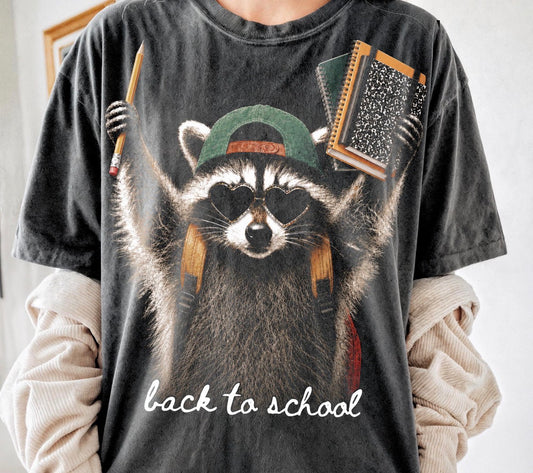 Raccoon Back to School