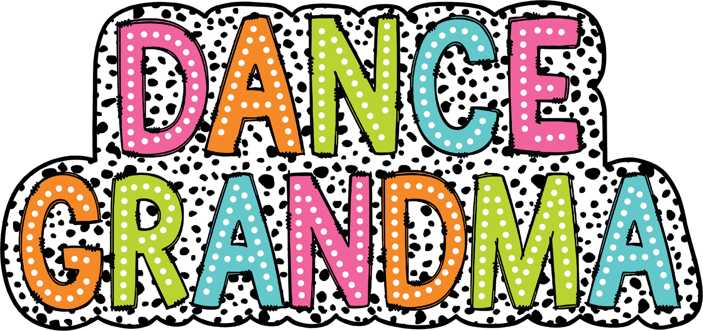 Dance Grandma Dalmatian Print