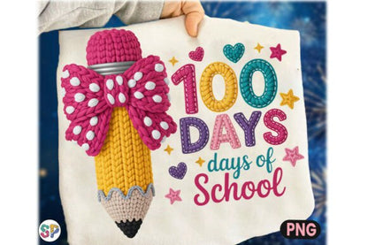 100 Days of School Pencil (Gildan)