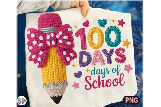 100 Days of School Pencil (Gildan)