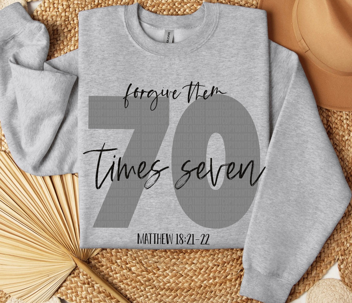 70x7 Matthew 18:21-22