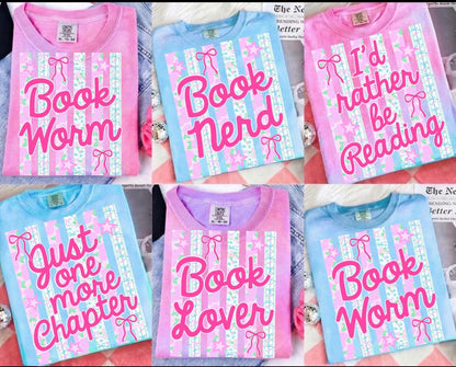 Book worm Book lover Book nerd