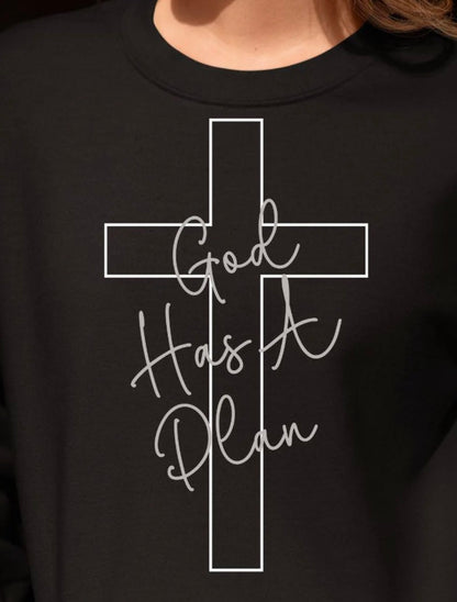 God has a Plan (front or back)