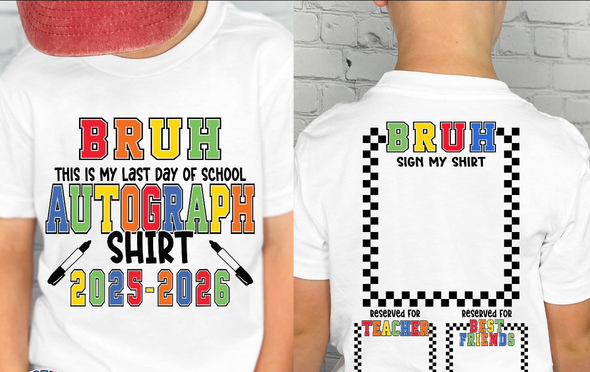 Bruh Last Day sign
