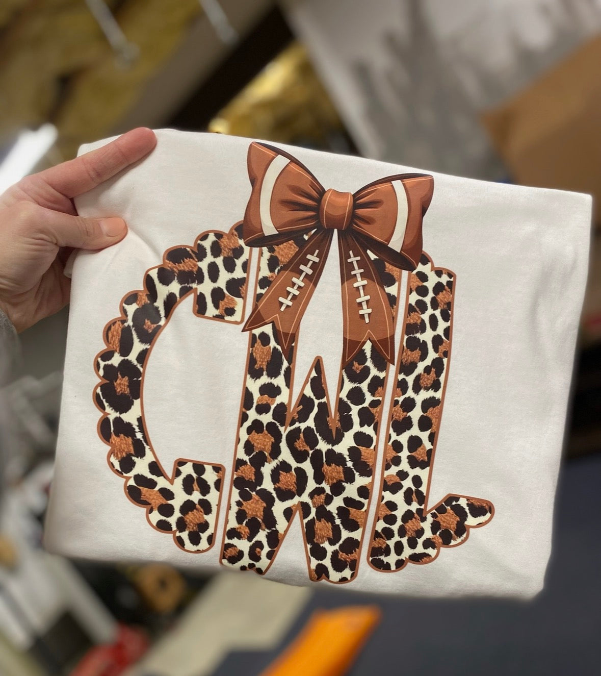 Football Monogram (Gildan)