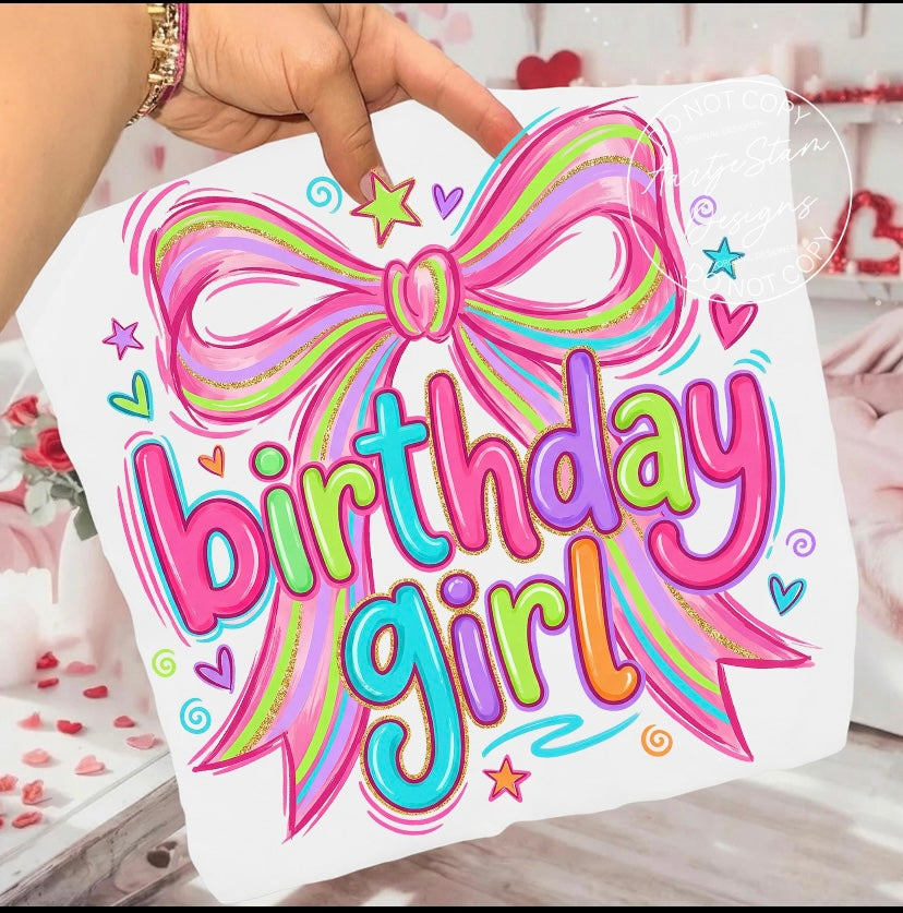 Birthday Girl Bow