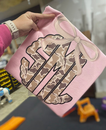 Camo Monogram (Gildan)