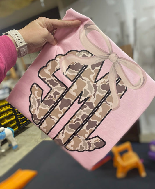 Camo Monogram (Gildan)