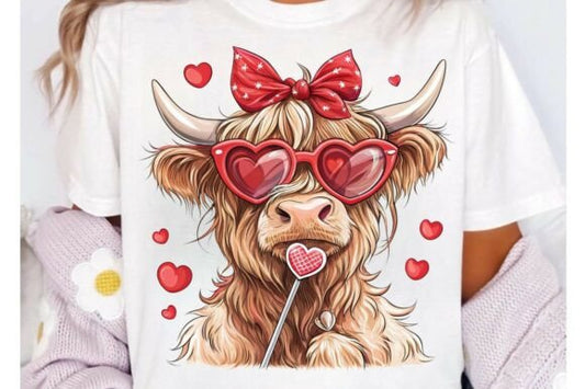 Valentine Cow  (Gildan)