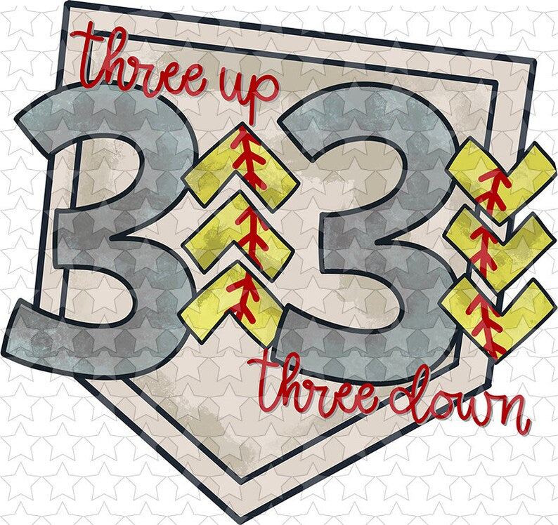 3 Up 3 Down Softball