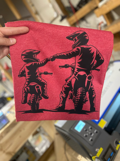 Father and Son Motocross