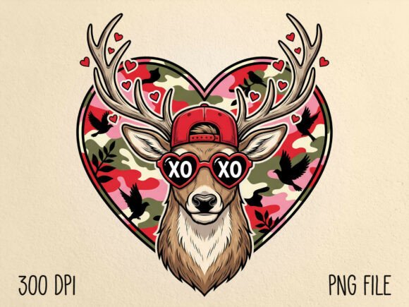 Deer Valentine (Gildan)